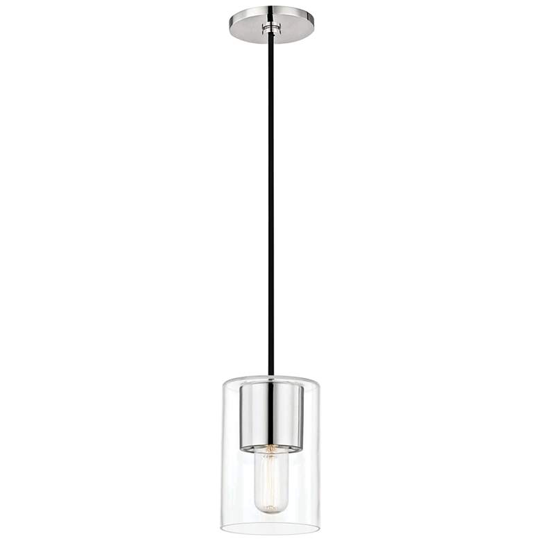 Mitzi Lula 5 1/4" Wide Polished Nickel Mini Pendant