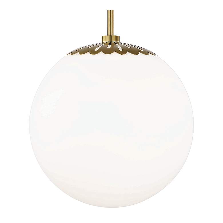 Mitzi Paige 11 1/2" Wide Aged Brass Mini Pendant