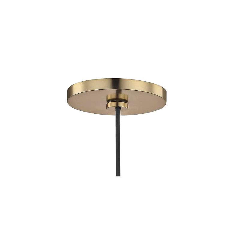 Mitzi Riley 6 1/4" Wide Aged Brass Mini Pendant