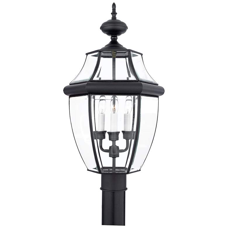 Newbury 23" High 3-Light Outdoor Post Light