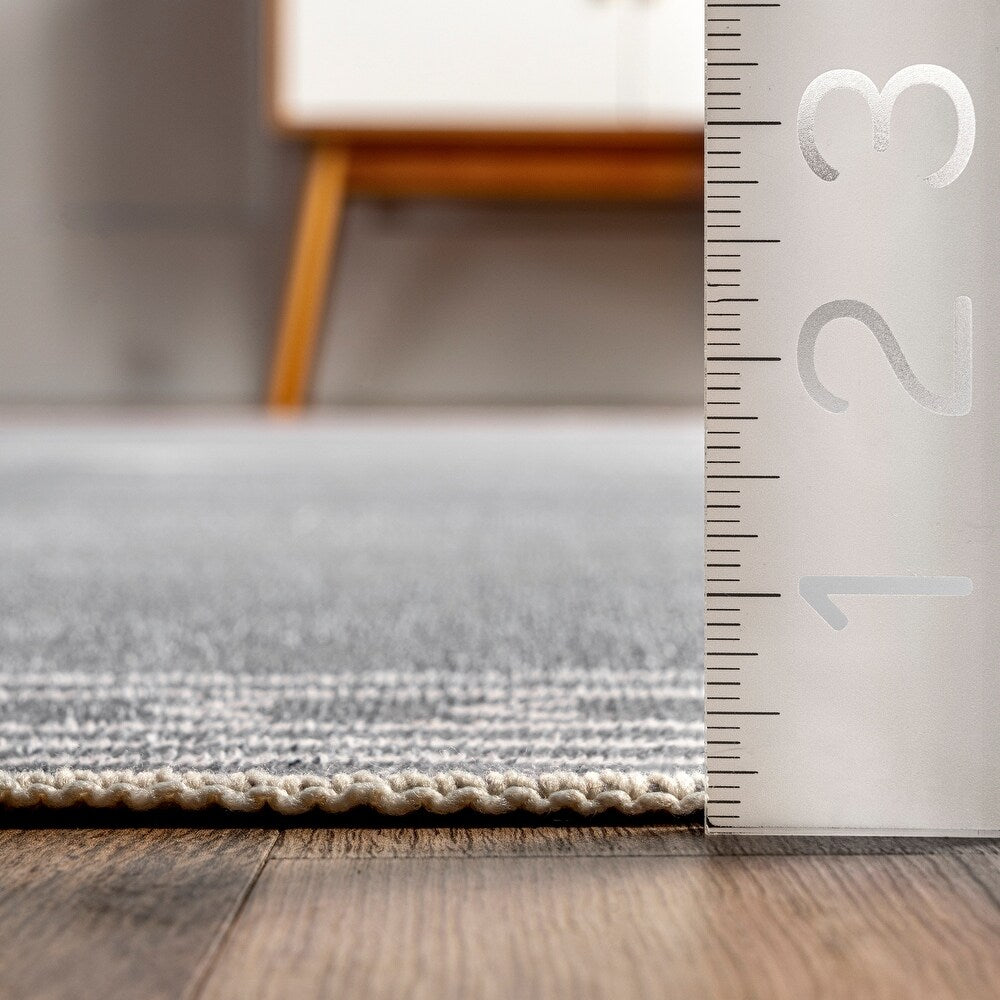 Arina Machine Washable Global Inspired Simplistic Tribal Area Rug
