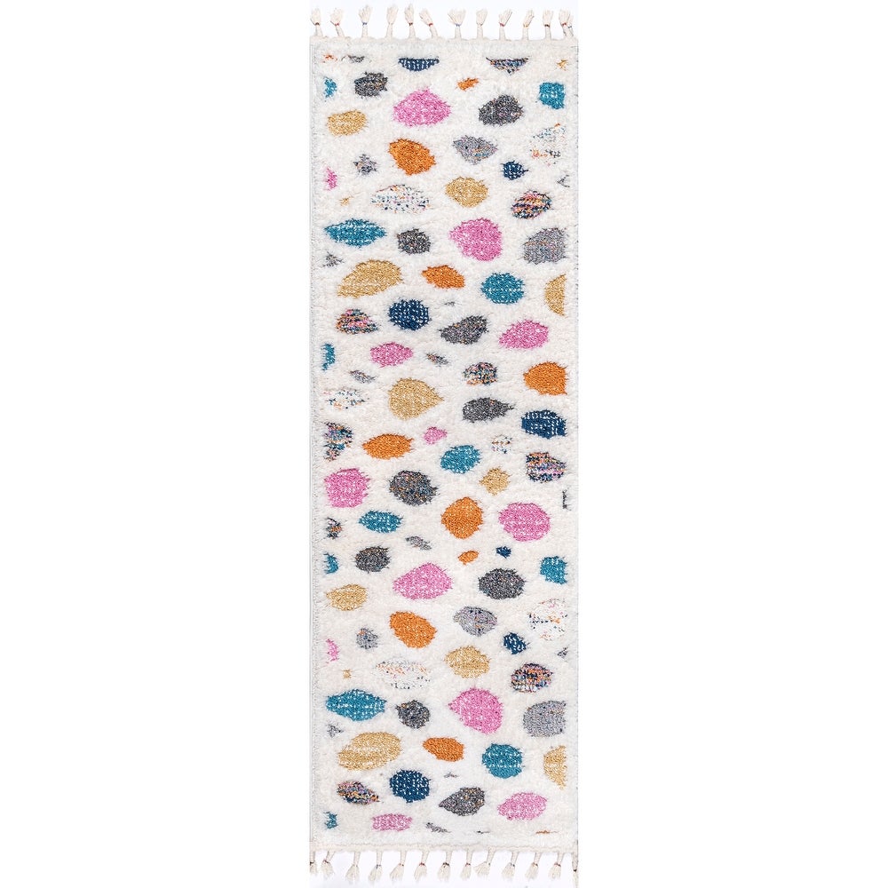 Maybelle Braided Tassle Modern Area Rug