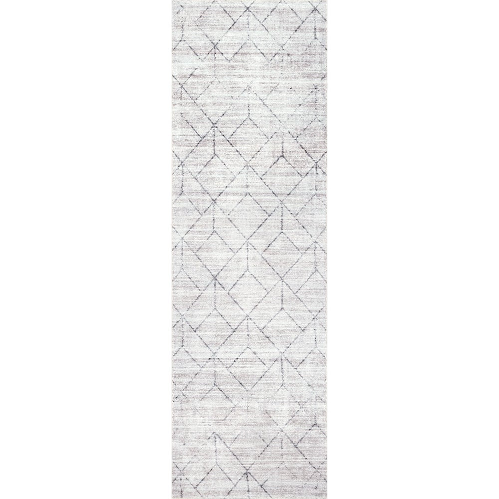 Regan Modern Geometric Machine Washable Soft Area Rug
