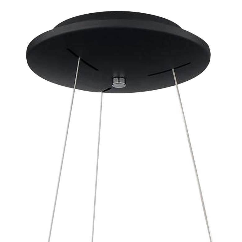 Orbit 17 3/4" Wide Black LED Pendant Light