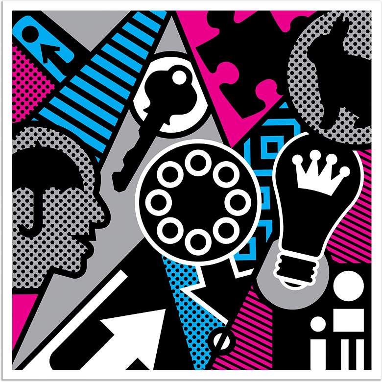 Pop Psychology 40" Square Giclee Wall Art Poster