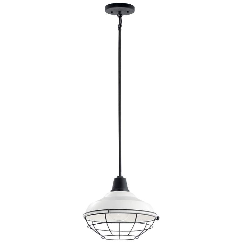 Pier 12" Convertible Pendant White