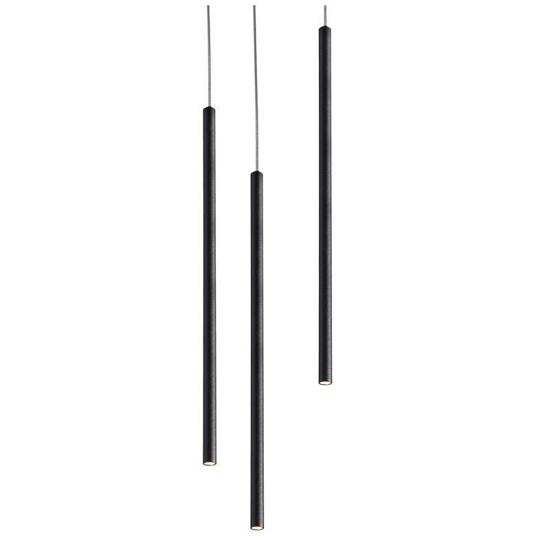 Point - LED 3-Point Pendant - Black Finish