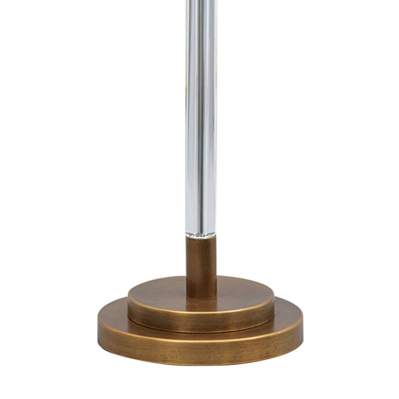 Port 68 Maxwell Aged Brass Crystal Floor Lamp