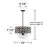 Possini Euro Almyra 19" Wide Crystal Pendant Light