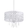 Possini Euro Almyra 19" Wide Gloss Black Crystal Pendant Light