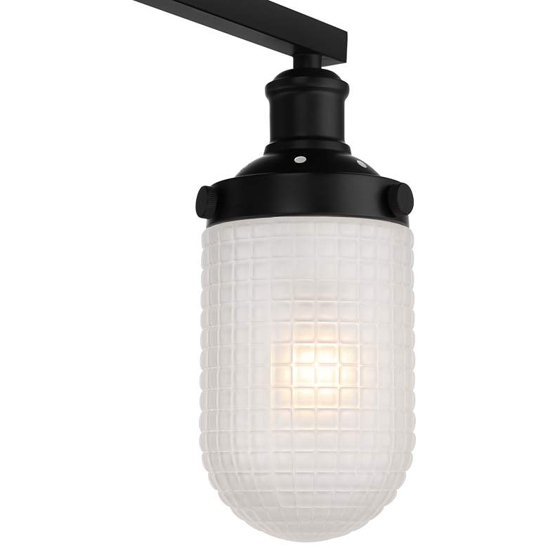 Possini Euro Bendarra 21 1/2" Wide Black 3-Light Bath Light