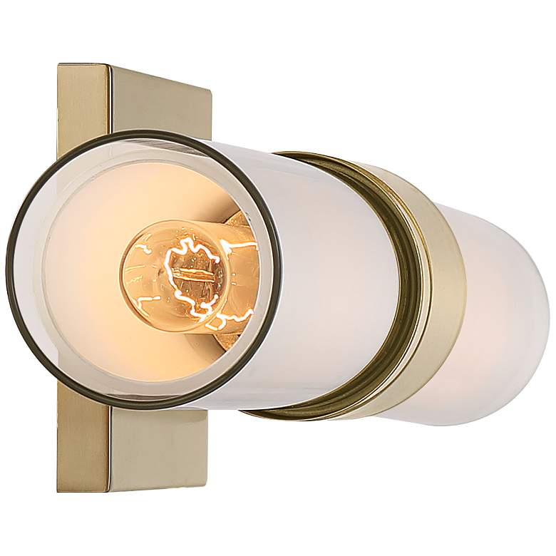 Possini Euro Brianna 23 1/2" Wide Brass 2-Light Bath Light