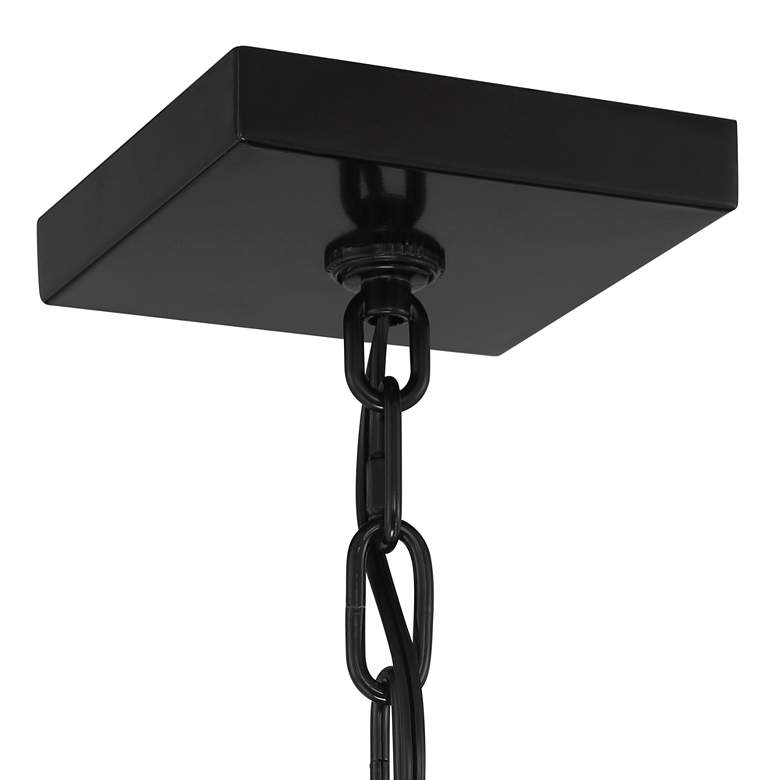 Possini Euro Carlyn 32 1/2"W Black 3-Light Island Chandelier