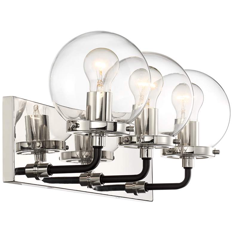 Possini Euro Fairling 24"W Glass Globe 3-Light Bath Light