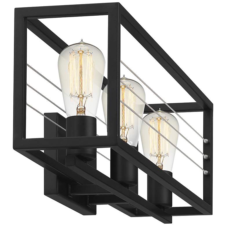 Quoizel Awendaw 24" Wide Matte Black Bath Light