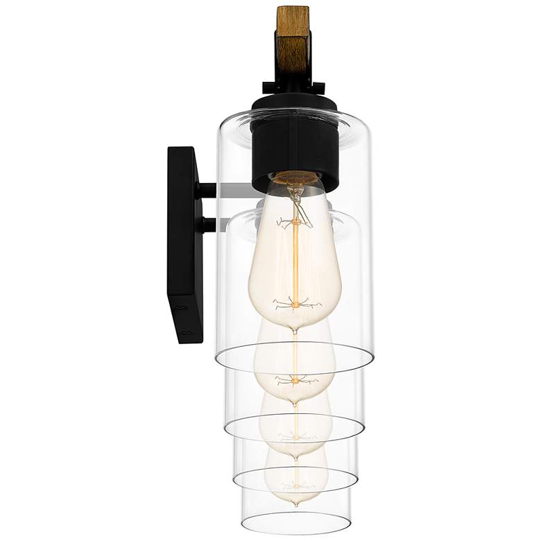 Quoizel Devon Court 32" Wide Matte Black 4-Light Bath Light