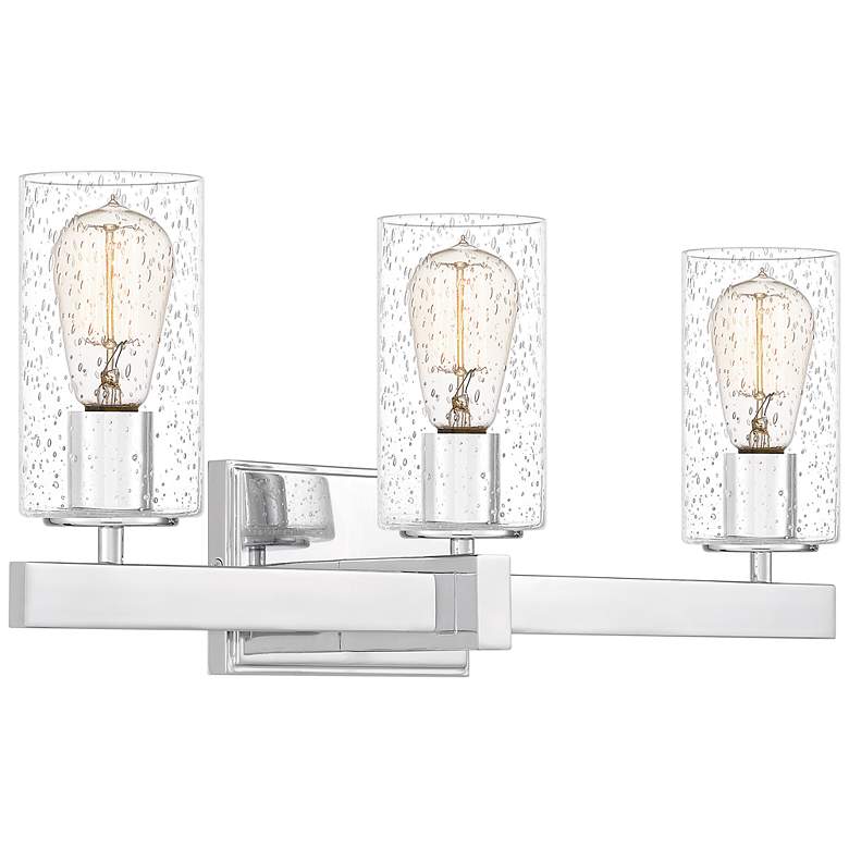 Quoizel Kirby 23" Wide Polished Chrome Bath Light