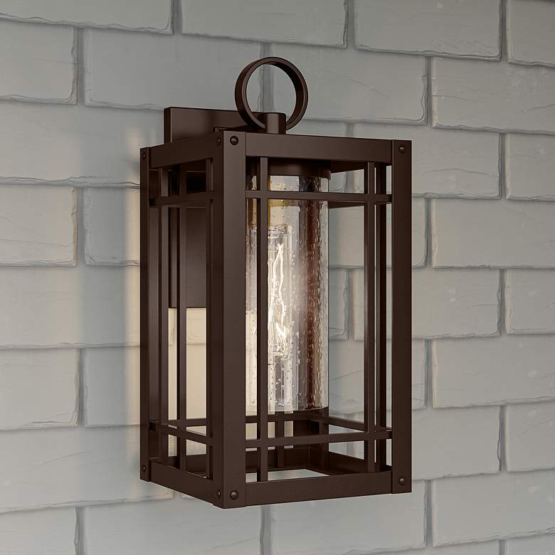 Quoizel Pelham 20 3/4" High Western Bronze Outdoor Wall Light