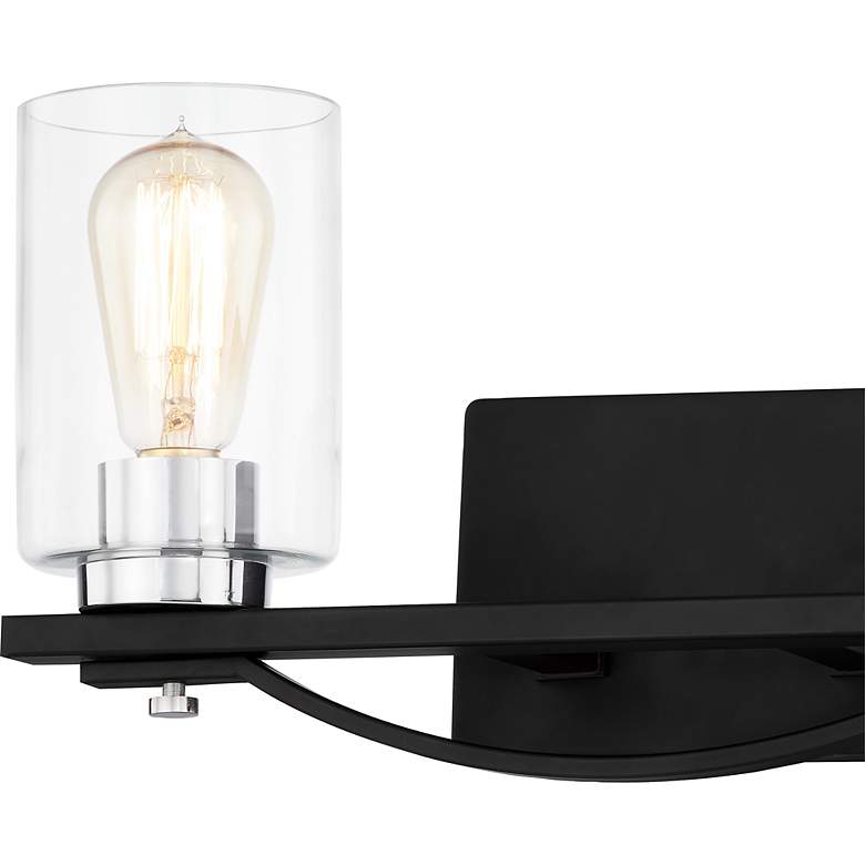 Quoizel Salem 16" Wide Matte Black Bath Light