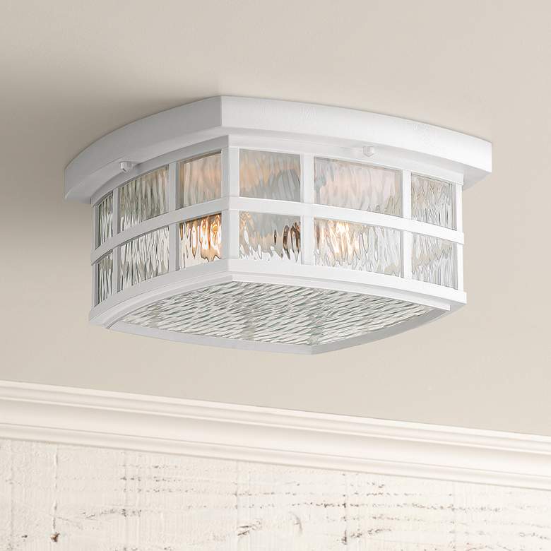 Quoizel Stonington 12" Wide Outdoor Ceiling Light