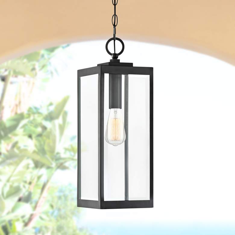 Quoizel Westover 20 3/4"H Earth Black Outdoor Hanging Light