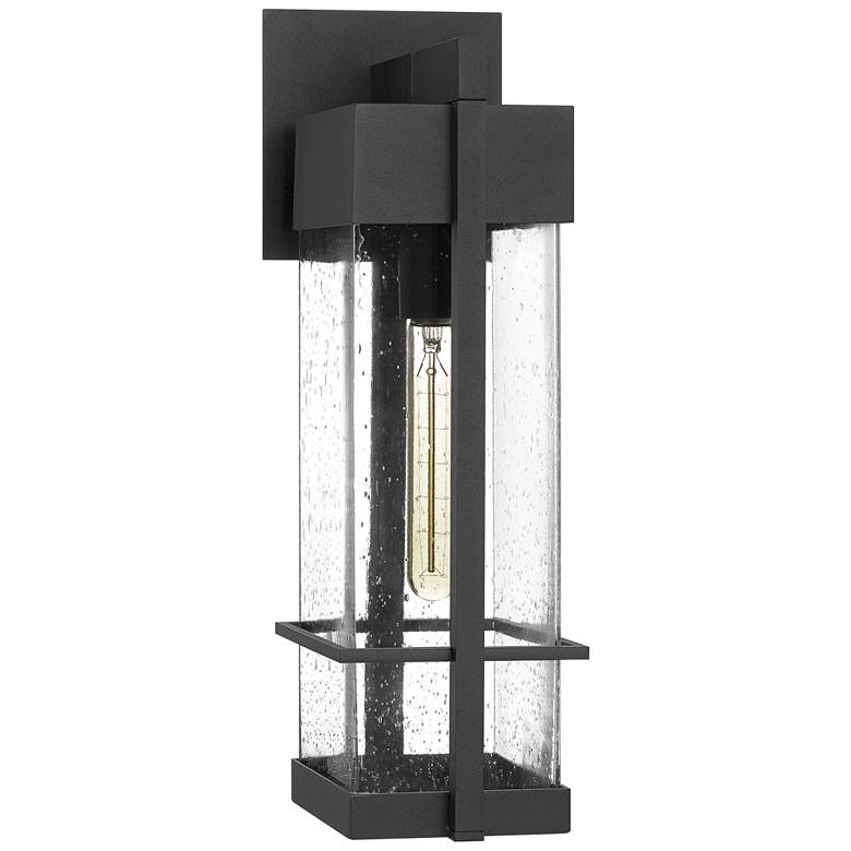 Quoizel Wynn 18 3/4" High Earth Black Outdoor Wall Light
