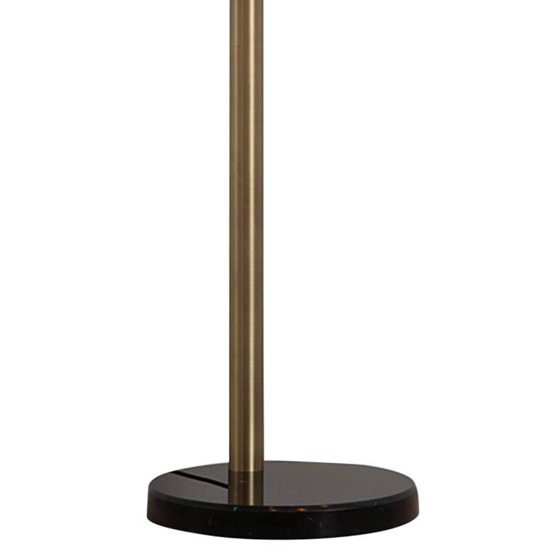 Rancho Mirage Weathered Brass 3-Light Arc Floor Lamp