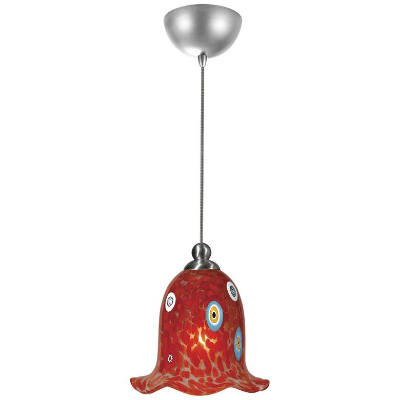 Red Spot Confetti 4 3/4" Wide Steel Low Voltage Mini Pendant
