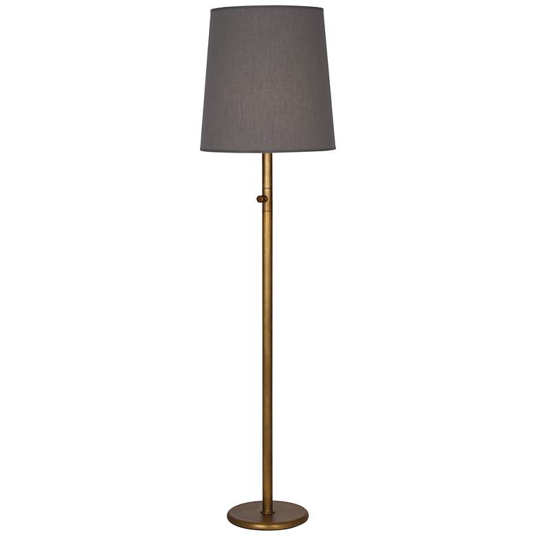 Robert Abbey Buster 62 1/2"H Chica Gray-Brass Floor Lamp