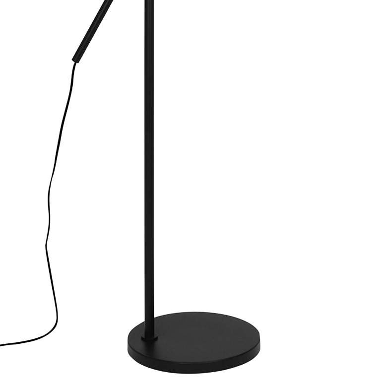 Robert Abbey Cinch Matte Black Painted Floor Lamp