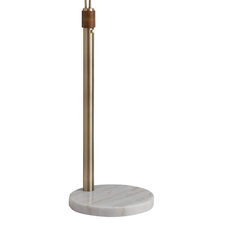 Santa Clara Weathered Brass 3-Light Arc Floor Lamp