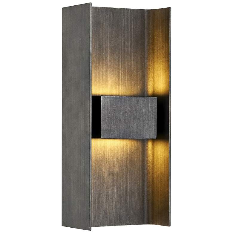 Scotsman 13 1/2" High Graphite LED Outdoor Wall Light