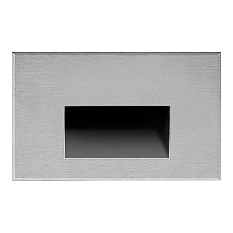 Sonic 5"W Brushed Nickel Horizontal LED Outdoor Step Light