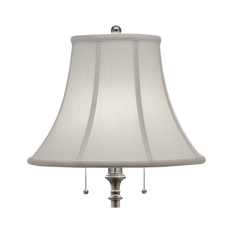 Stiffel Concorde Antique Nickel Metal Traditional Pull Chain Floor Lamp