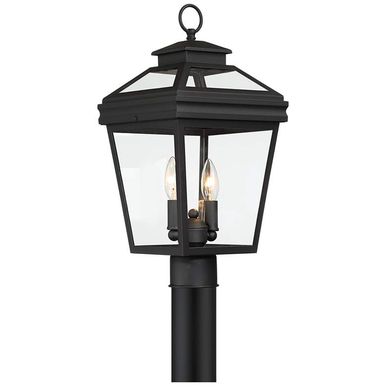 Stratton Street 18 1/2" High Black Outdoor Post Light