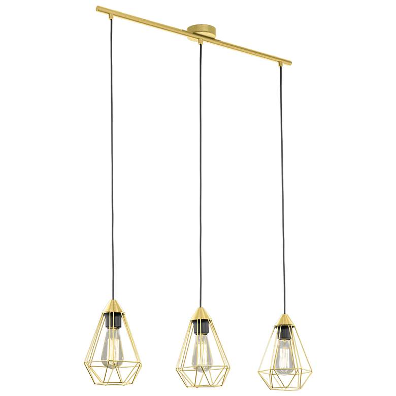 Tarbes Brushed Brass LED Linear Pendant
