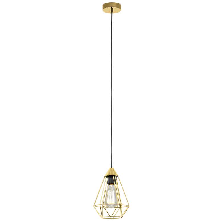 Tarbes Brushed Brass Mini Pendant