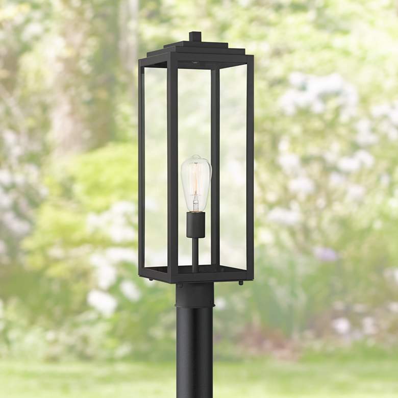 Titan 21 3/4" High Mystic Black Outdoor Post Light