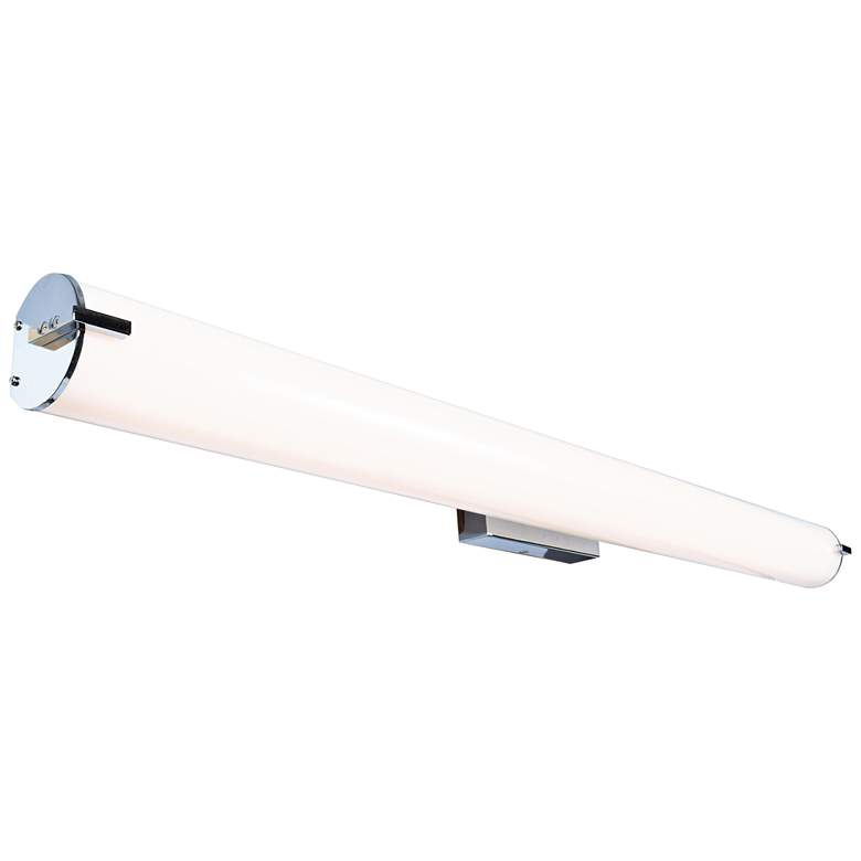 Tube 48 3/4" Wide Chrome LED Bath Light
