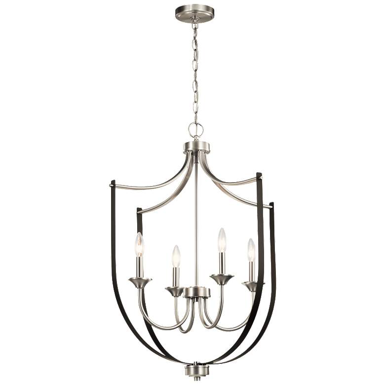 Tula Foyer Chandelier Nickel