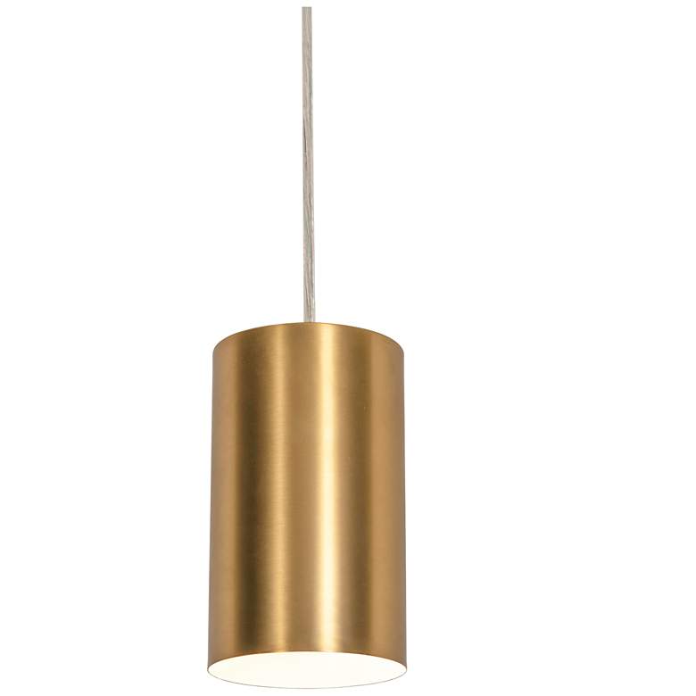 Tyke 4" Pendant - Satin Brass