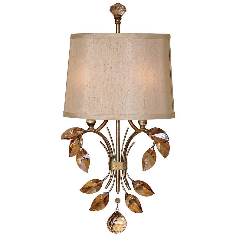 Uttermost Alenya 21" Wide Burnished Gold Wall Sconce