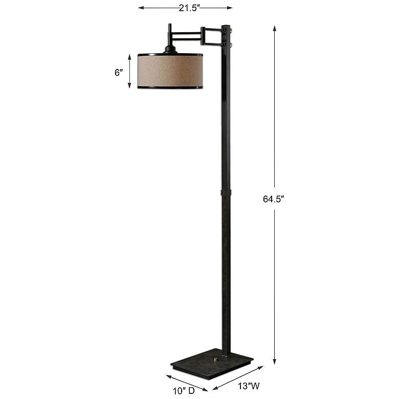 Uttermost Prescott Chocolate Bronze Adjustable Floor Lamp