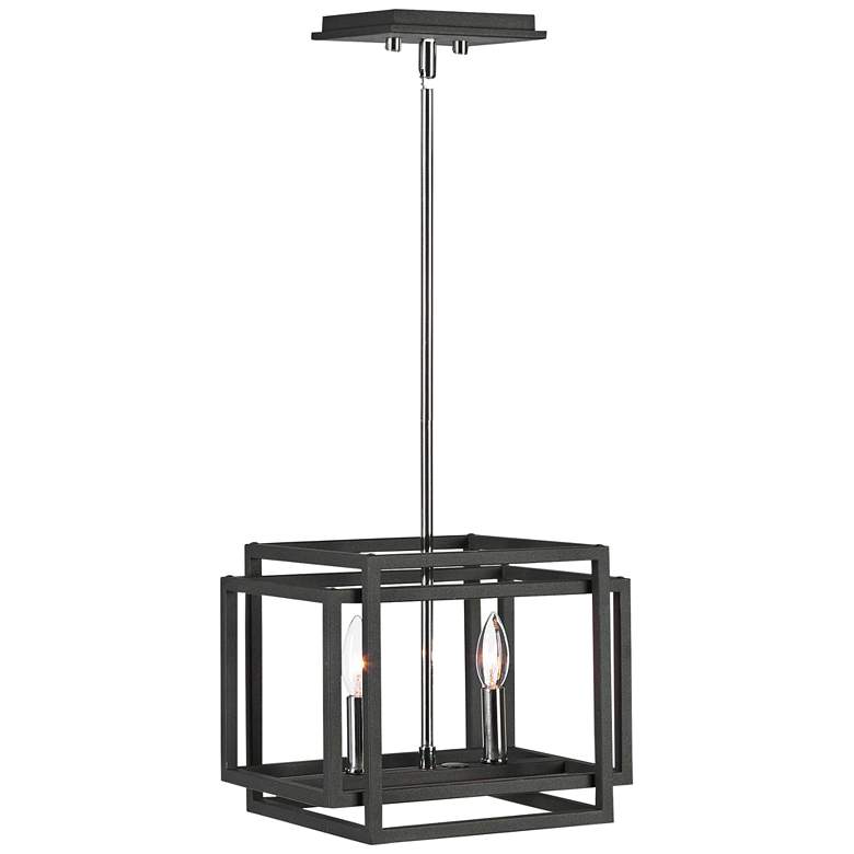 Uttermost Quadrangle Black 2-Light Mini Pendant Light