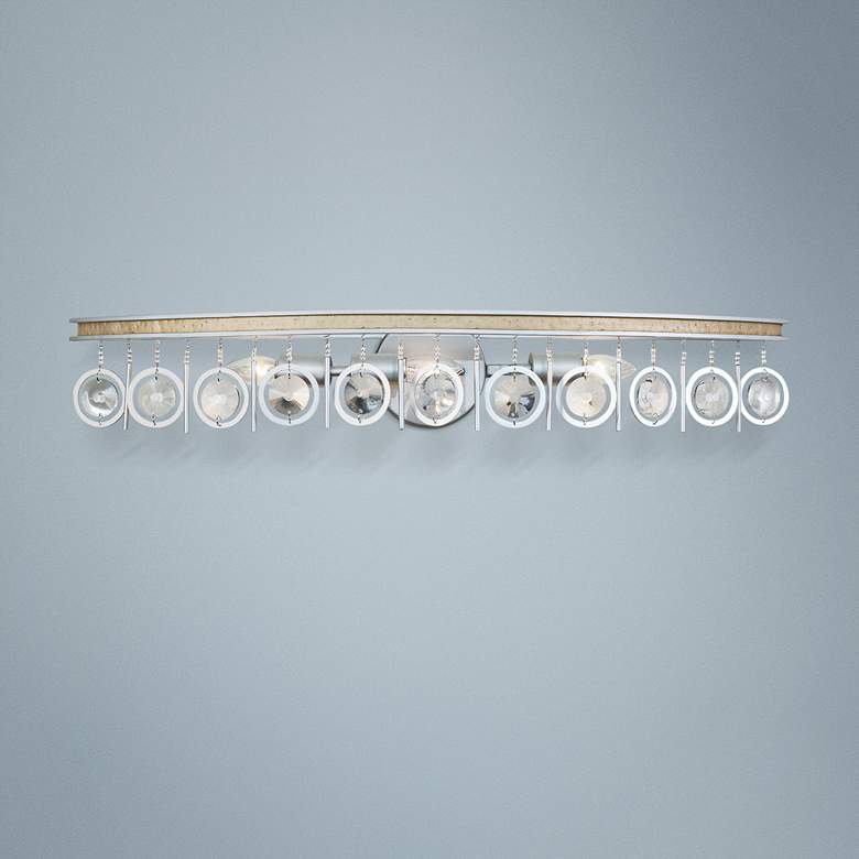 Varaluz Charmed 33" Wide Silver 3-Light Bath Light