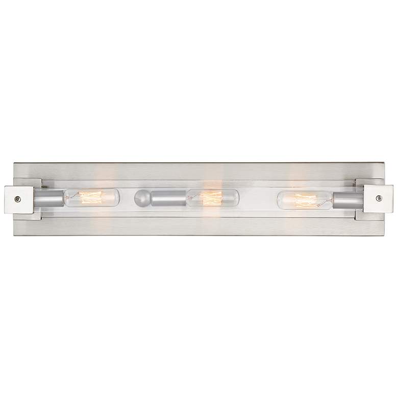 Varaluz Halcyon 20" Wide Satin Nickel 3-Light Bath Light