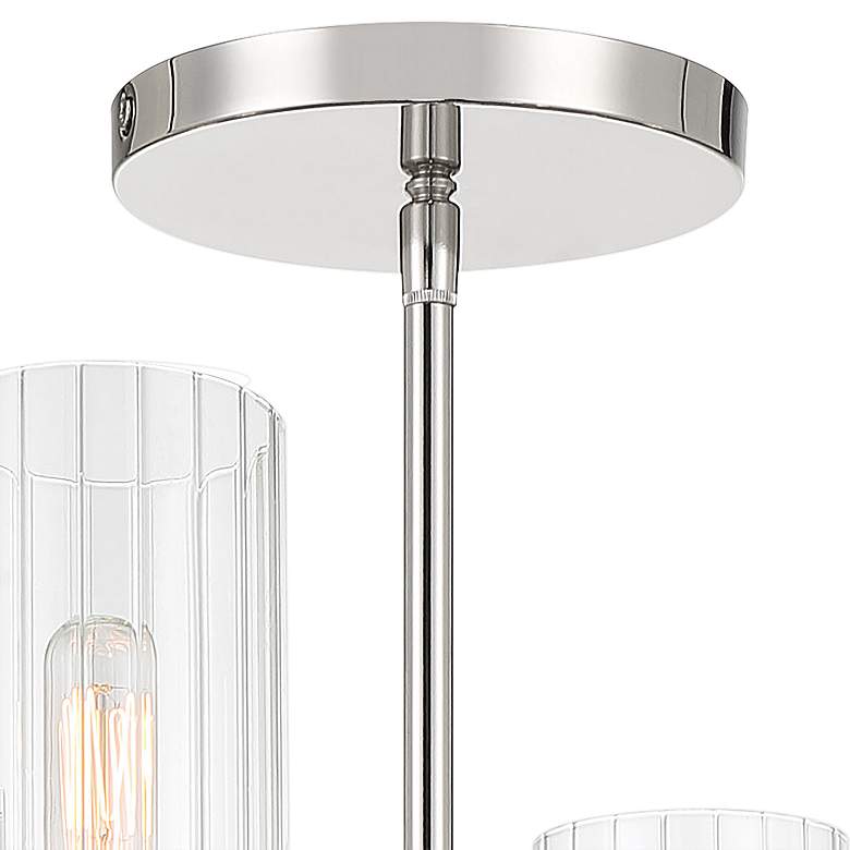 Vernon Place 20 1/4" Wide Chrome 6-Light Chandelier