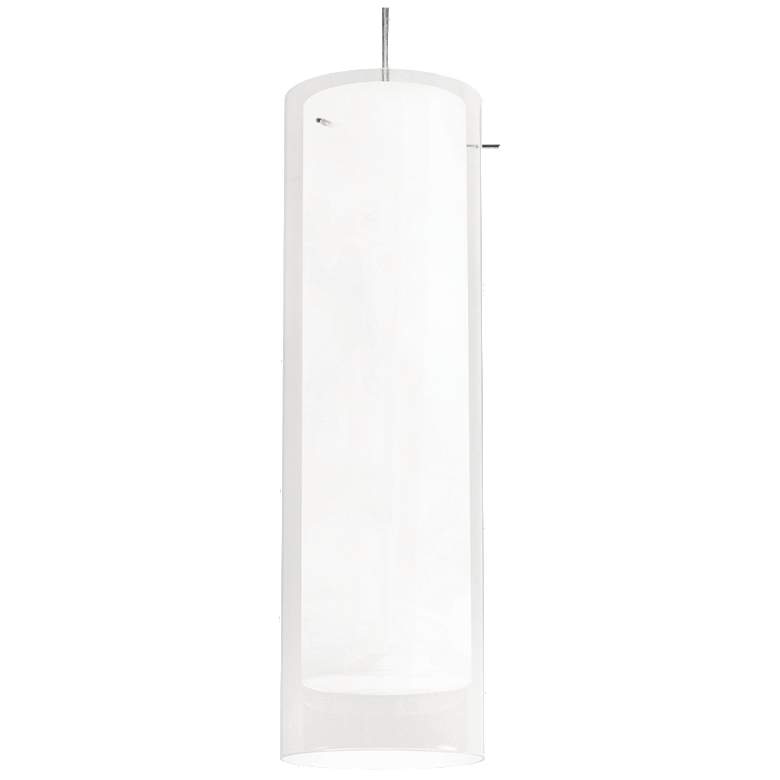View LED Pendant - 4000K - 120-277V - Satin Nickel - White