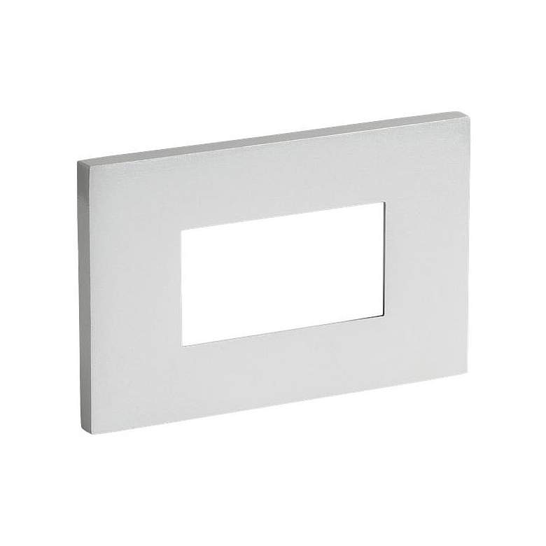 Vitra Turtle 4 3/4"W Satin Nickel LED Landscape Step Light