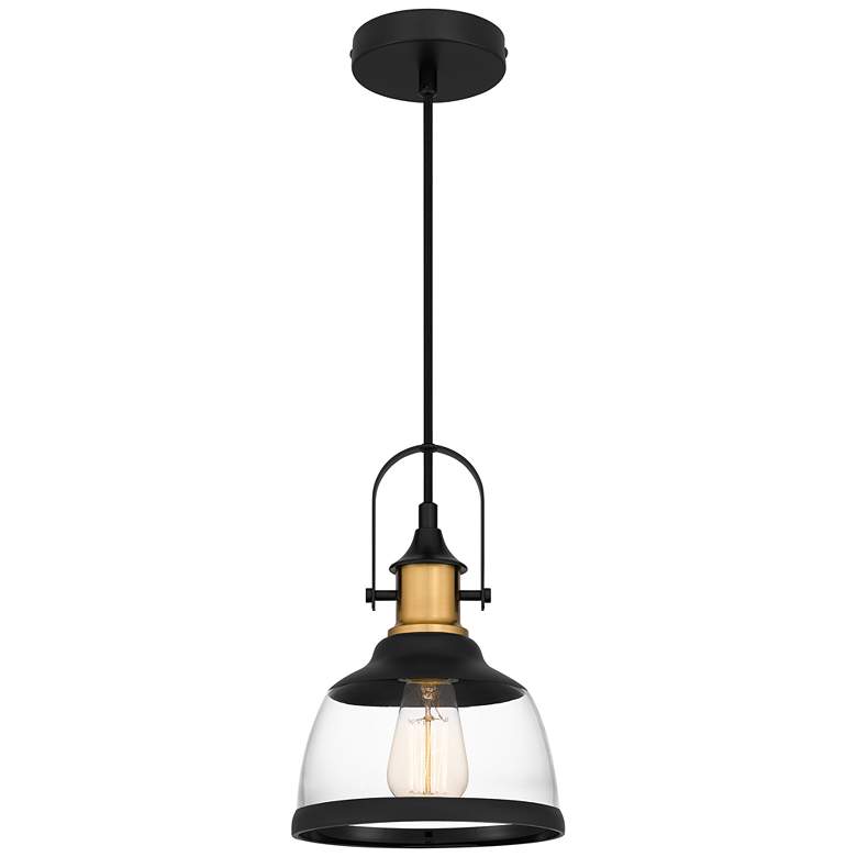 Warnock 1-Light Matte Black Mini Pendant